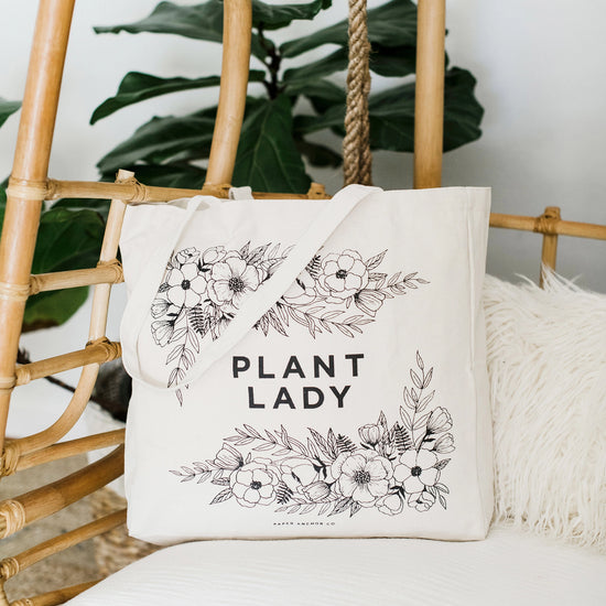 Load image into Gallery viewer, Plant Lady Tote Bag
