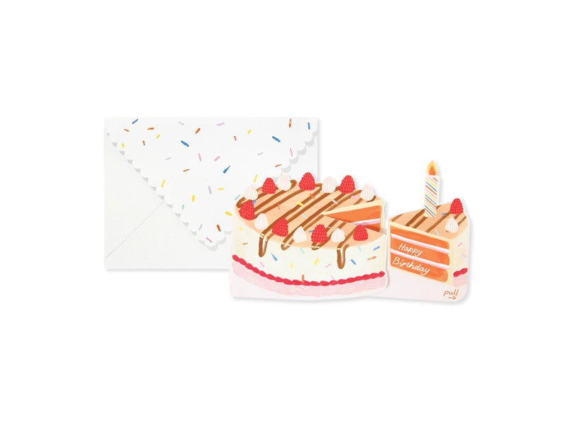 Load image into Gallery viewer, Birthday Cake Pop-Up Card
