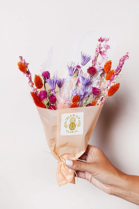 Bright Dried Flower Bouquet