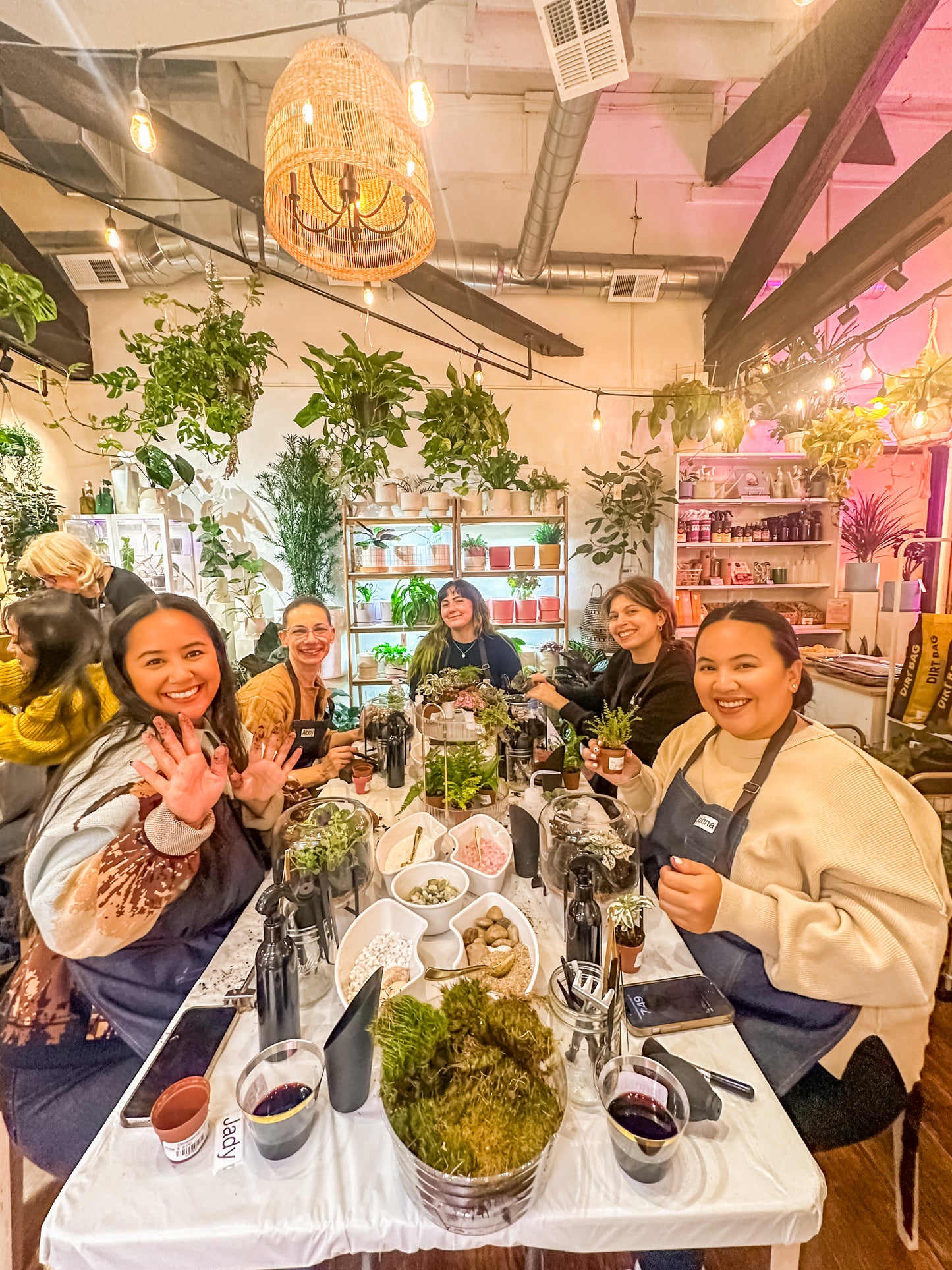 Sip & Terrarium Workshop