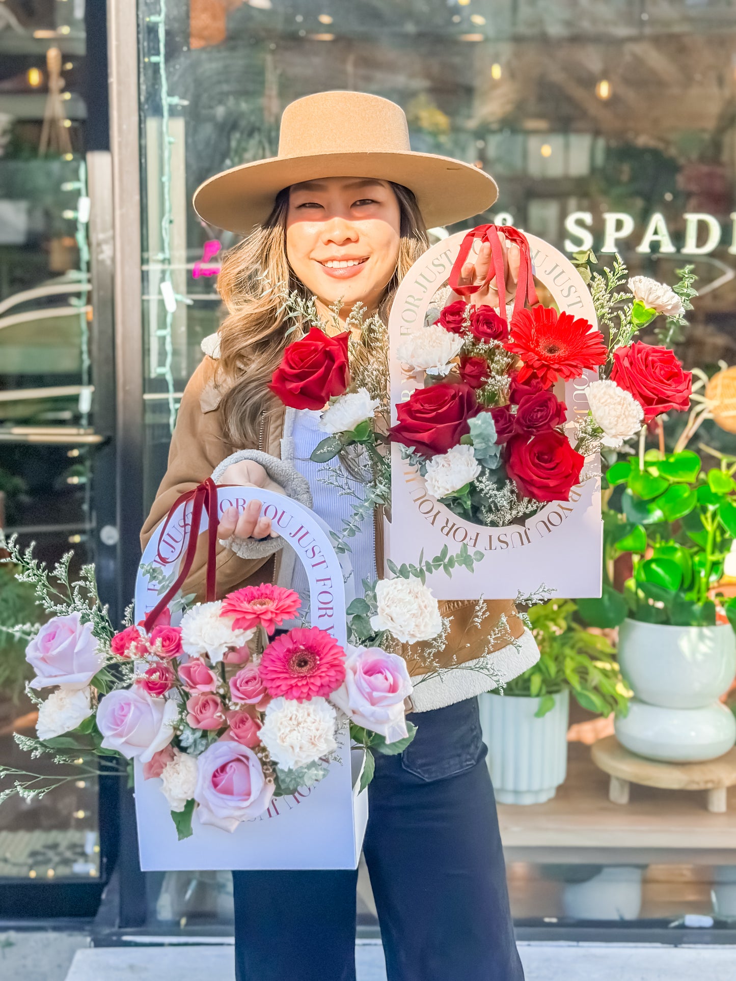 Valentine Pink Roses Flower Box (PRE-ORDER)