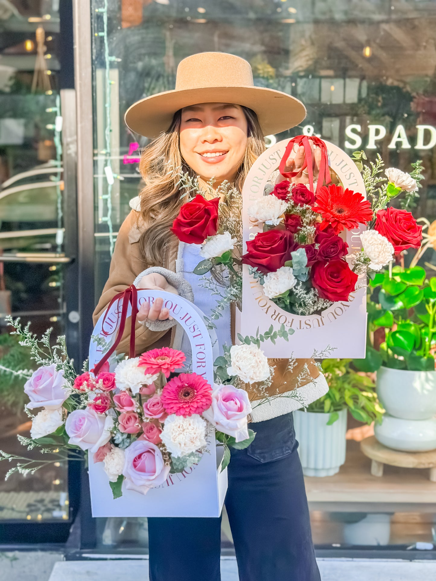 Valentine Red Roses Flower Box (PRE-ORDER)