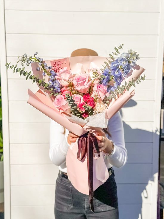 Valentine Pink Sweetheart Bouquet (PRE-ORDER)