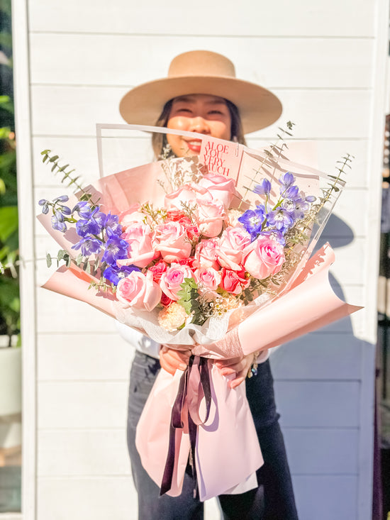 Valentine Pink True Love Bouquet (PRE-ORDER)