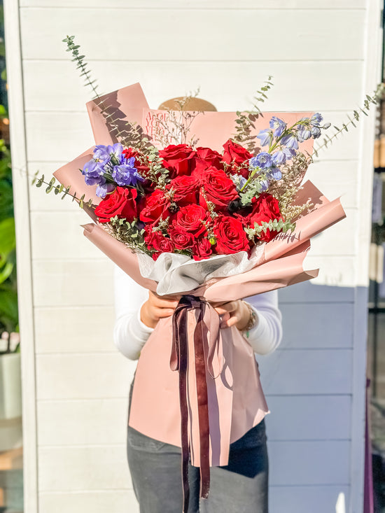 Valentine Red True Love Bouquet (PRE-ORDER)