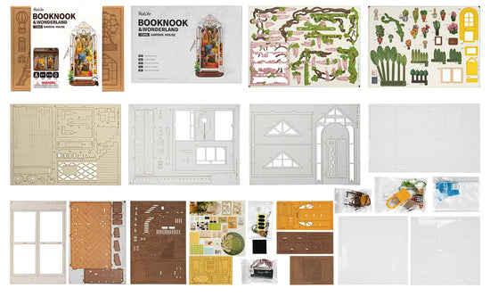 D.I.Y. Miniature House Book Nook Kit: Garden House